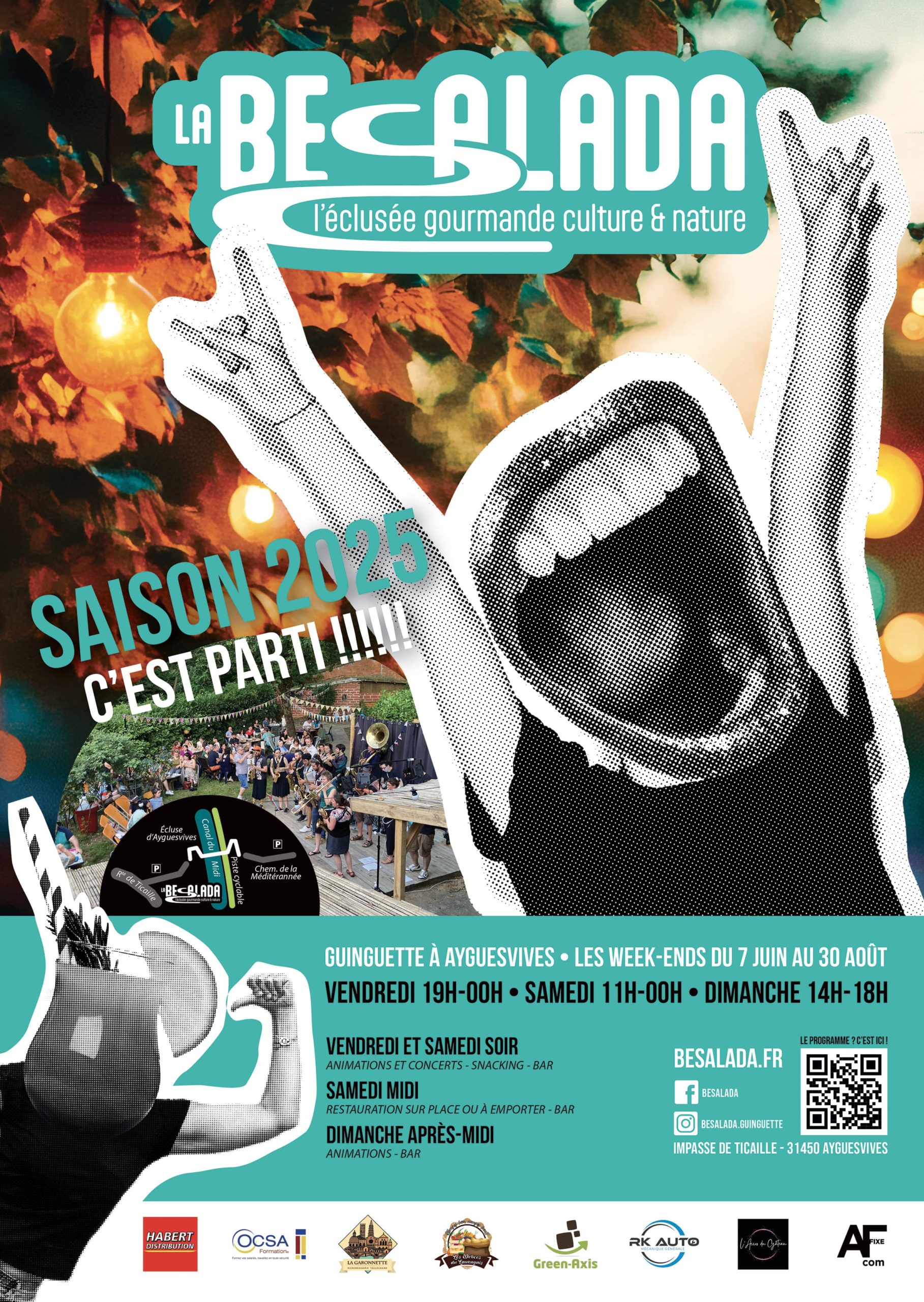 Ouverture de la saison estivale samedi 7 juin 2025 à partir de 19h00